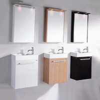 mini small wall mounted MFC bathroom cabinet GBP5015A