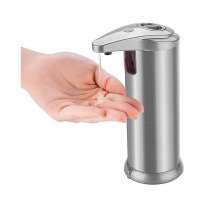 500ml Premium Touchless Battery Operated Electric Automatic Soap Dispensing Brushed Nickel Adjustable Soap Dispenser